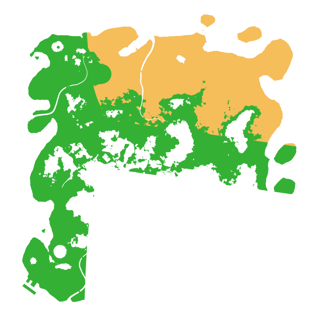 Biome Rust Map: Procedural Map, Size: 4300, Seed: 1474260895