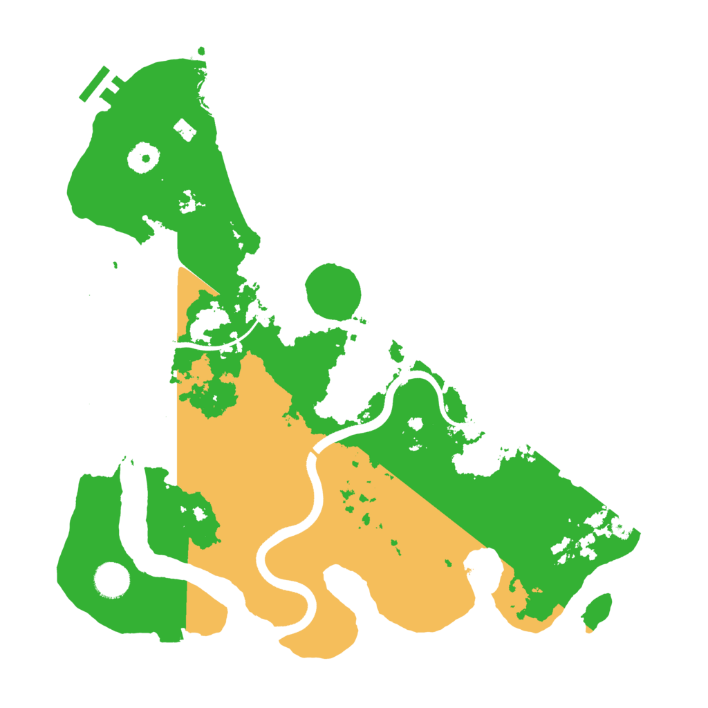 Biome Rust Map: Procedural Map, Size: 3500, Seed: 329619994