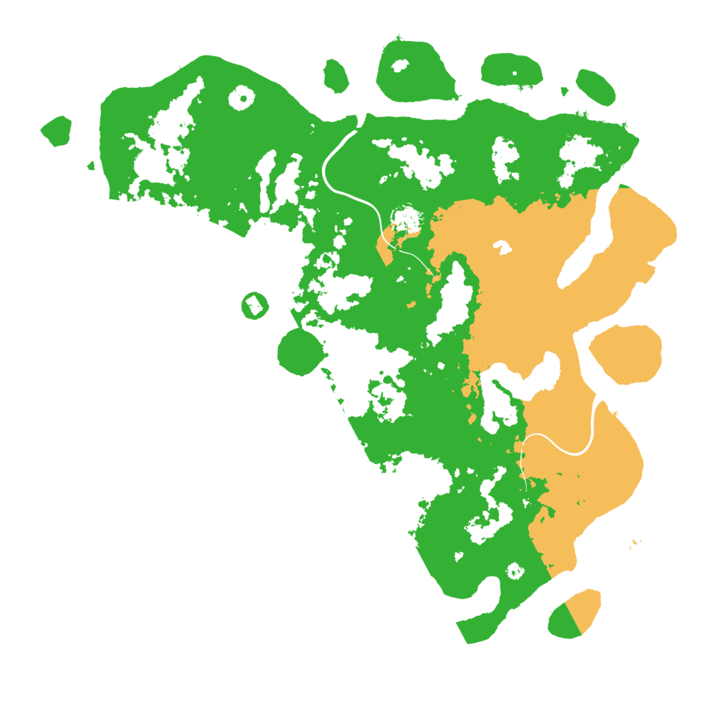 Biome Rust Map: Procedural Map, Size: 4250, Seed: 1289663952