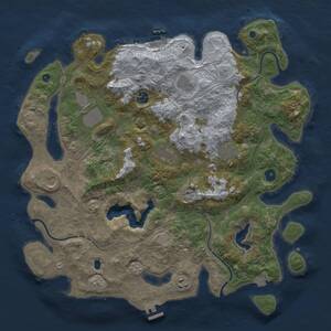 Thumbnail Rust Map: Procedural Map, Size: 4250, Seed: 783485604, 14 Monuments