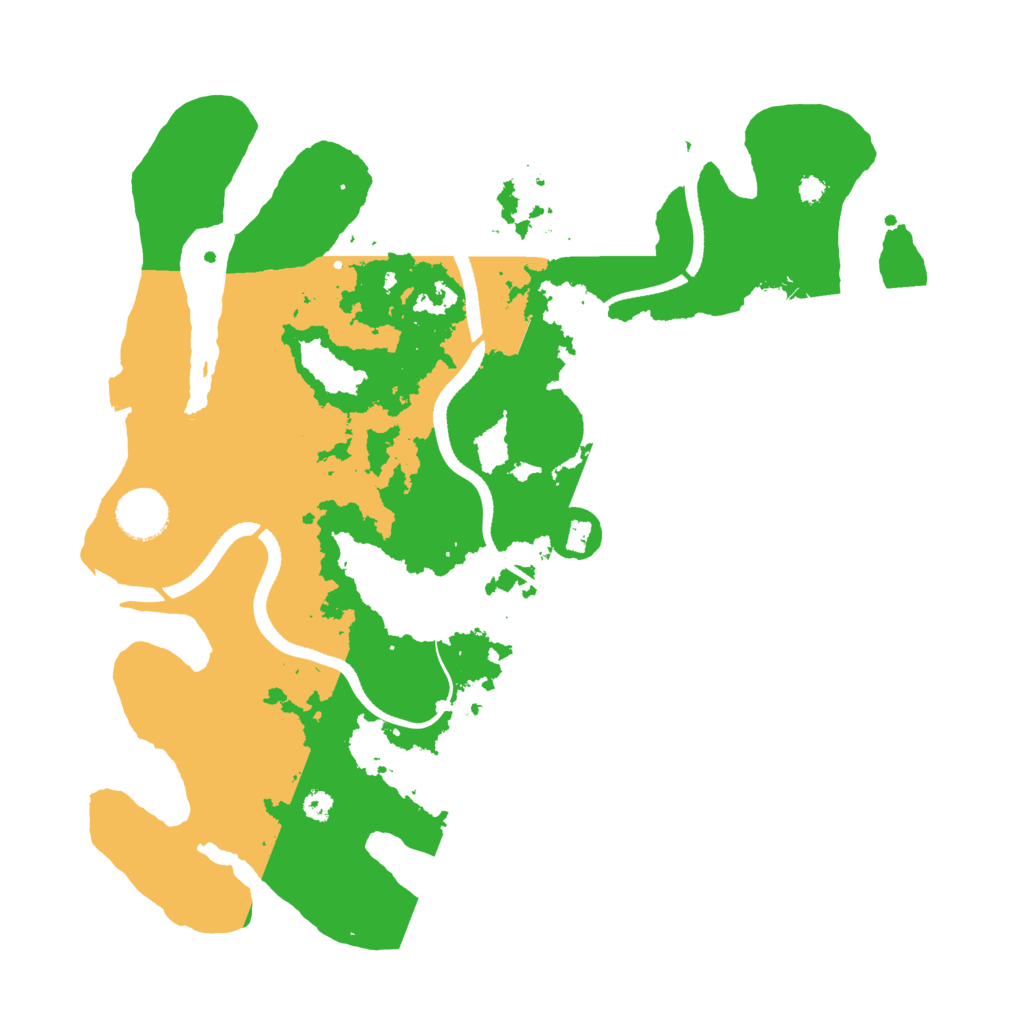 Biome Rust Map: Procedural Map, Size: 3500, Seed: 1475620927