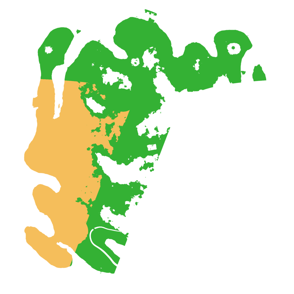 Biome Rust Map: Procedural Map, Size: 3500, Seed: 1475620927