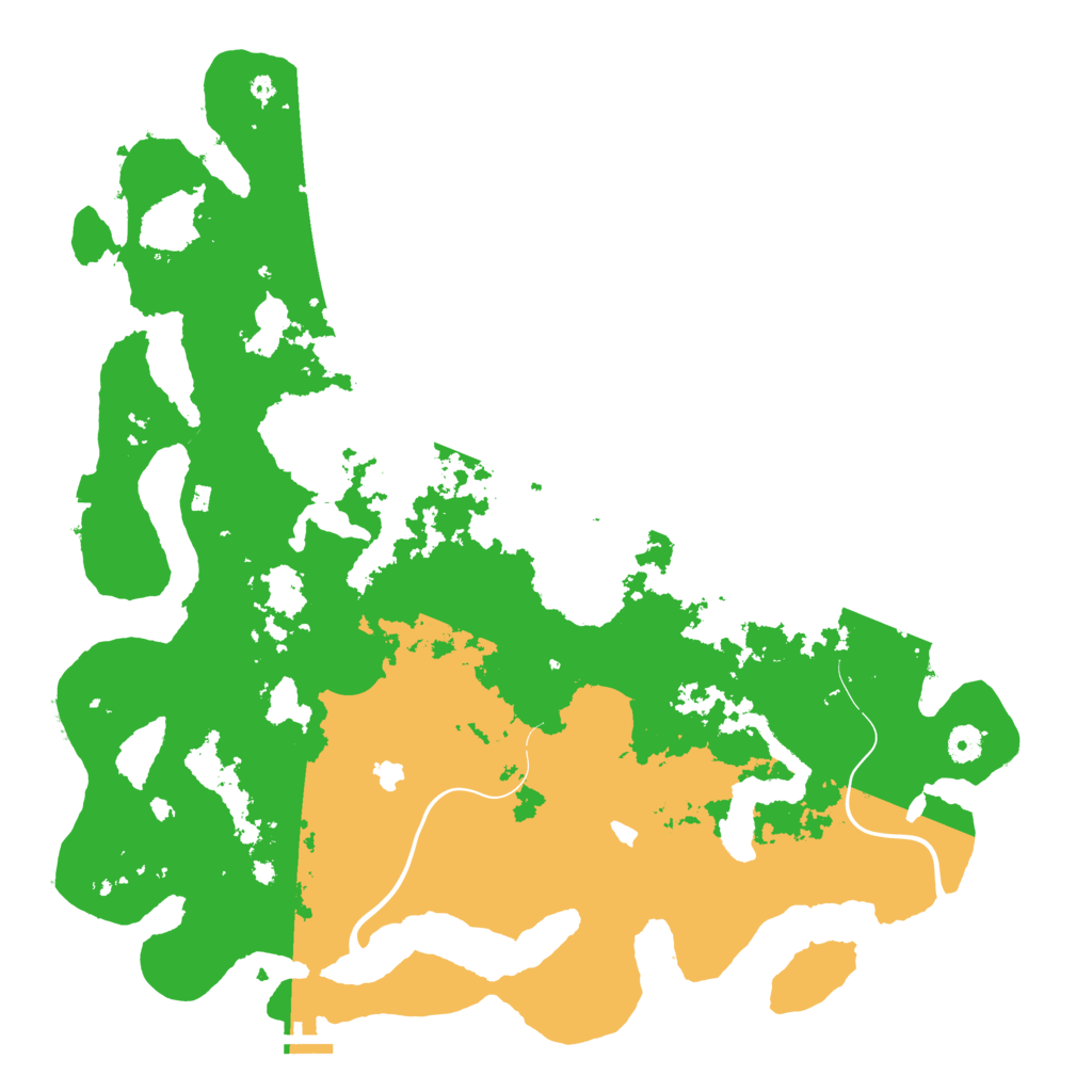 Biome Rust Map: Procedural Map, Size: 4500, Seed: 257406269