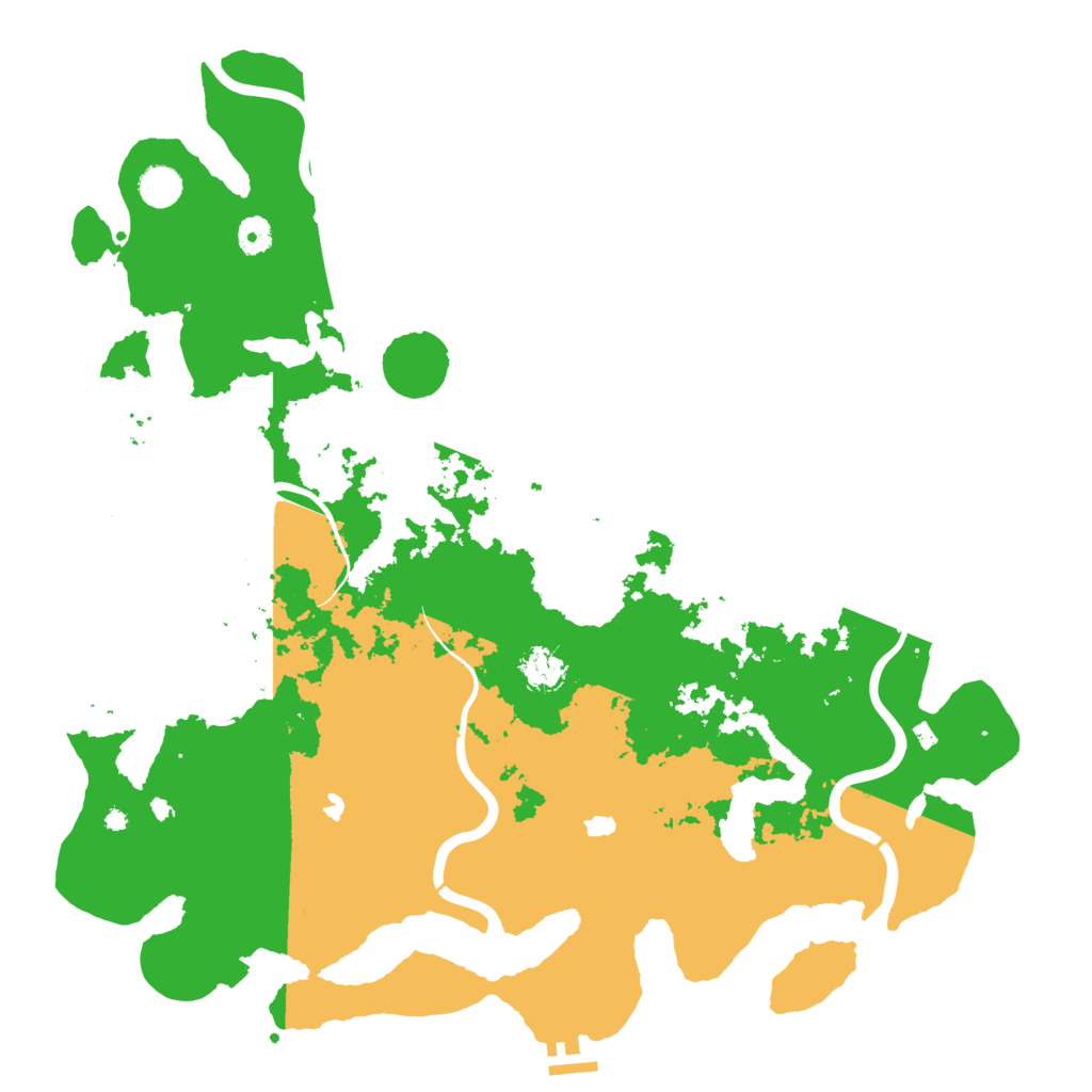 Biome Rust Map: Procedural Map, Size: 4500, Seed: 257406269