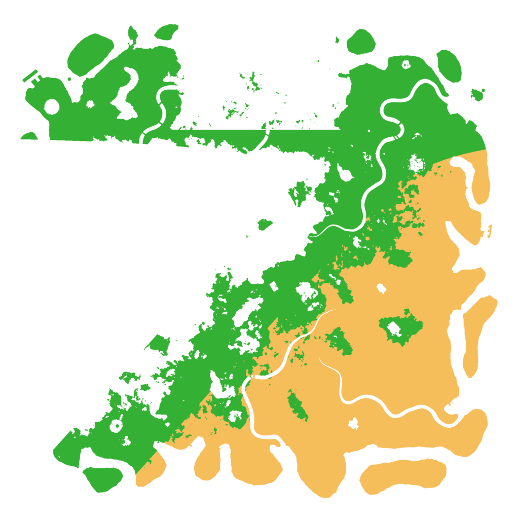 Biome Rust Map: Procedural Map, Size: 6000, Seed: 642082077