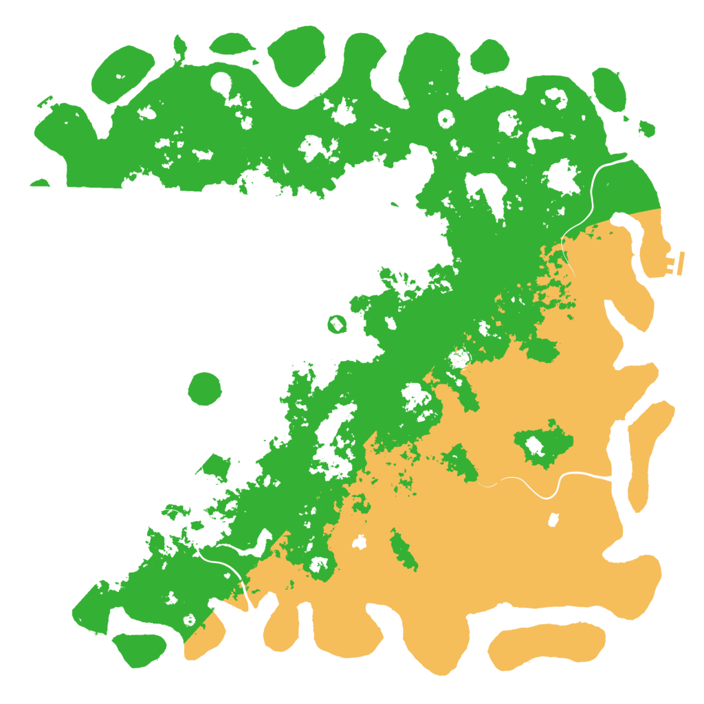 Biome Rust Map: Procedural Map, Size: 6000, Seed: 642082077