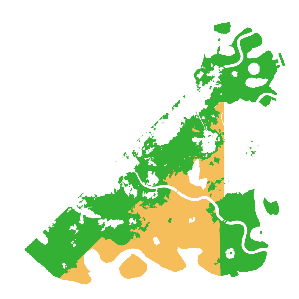 Biome Rust Map: Procedural Map, Size: 4500, Seed: 456465
