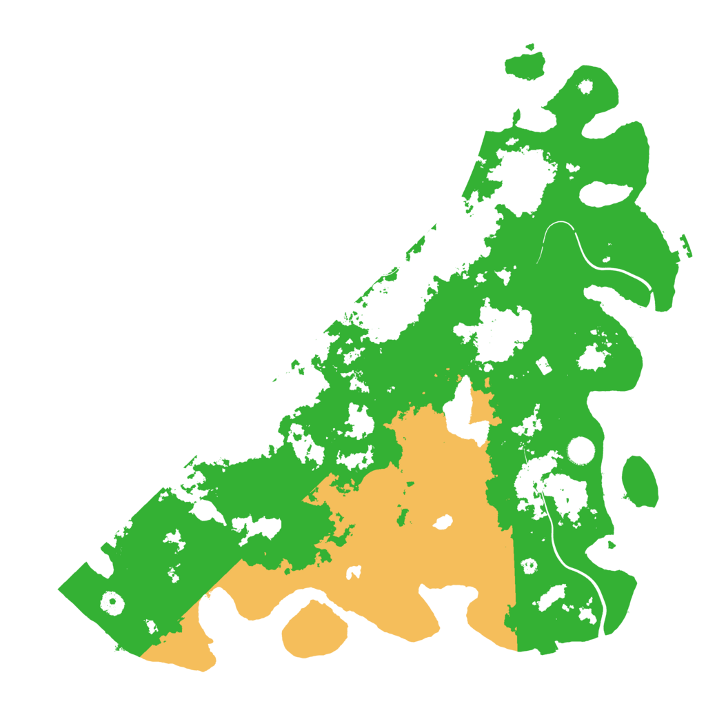 Biome Rust Map: Procedural Map, Size: 4500, Seed: 456465