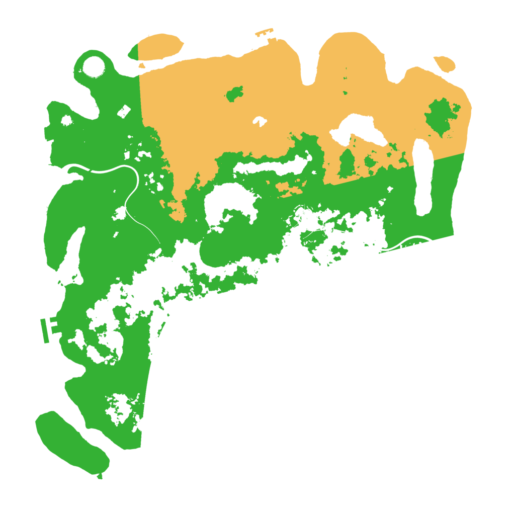 Biome Rust Map: Procedural Map, Size: 4250, Seed: 1187715328