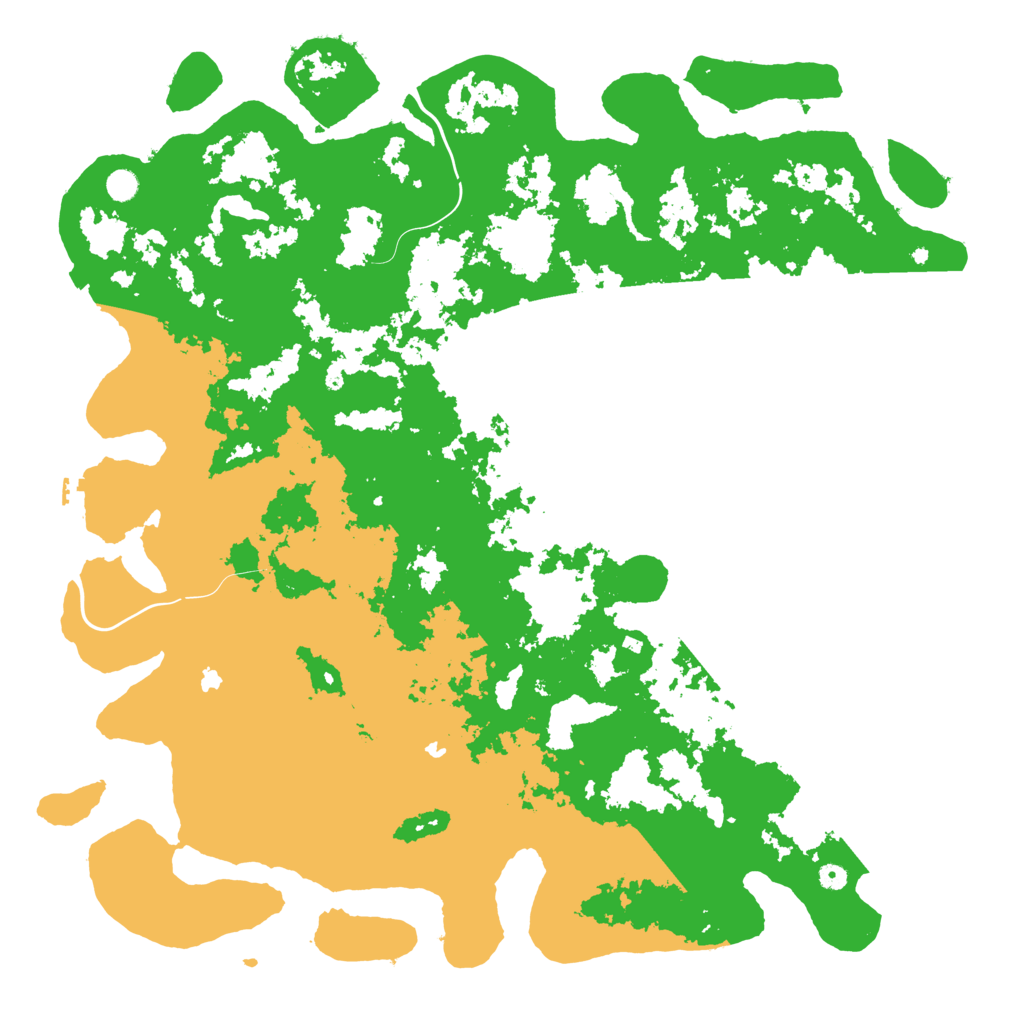 Biome Rust Map: Procedural Map, Size: 5678, Seed: 1337
