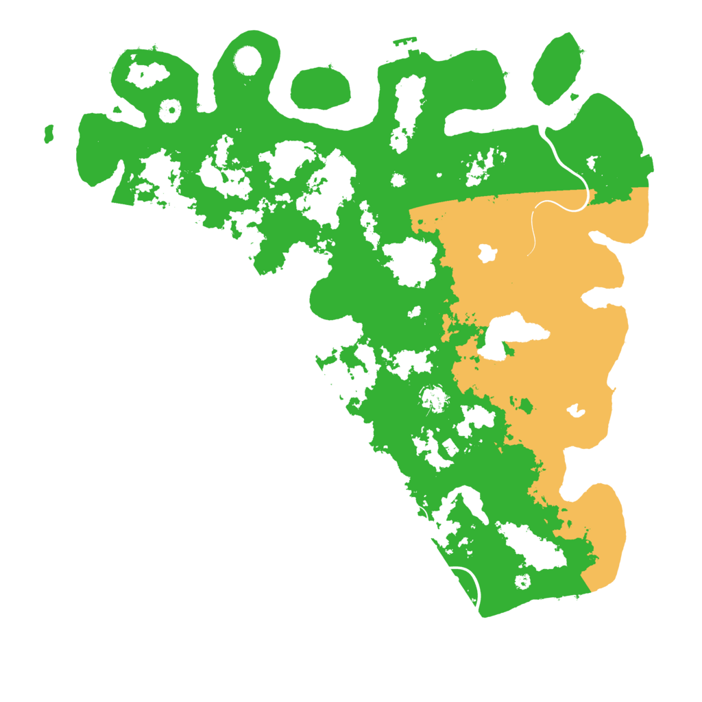 Biome Rust Map: Procedural Map, Size: 4500, Seed: 83646651