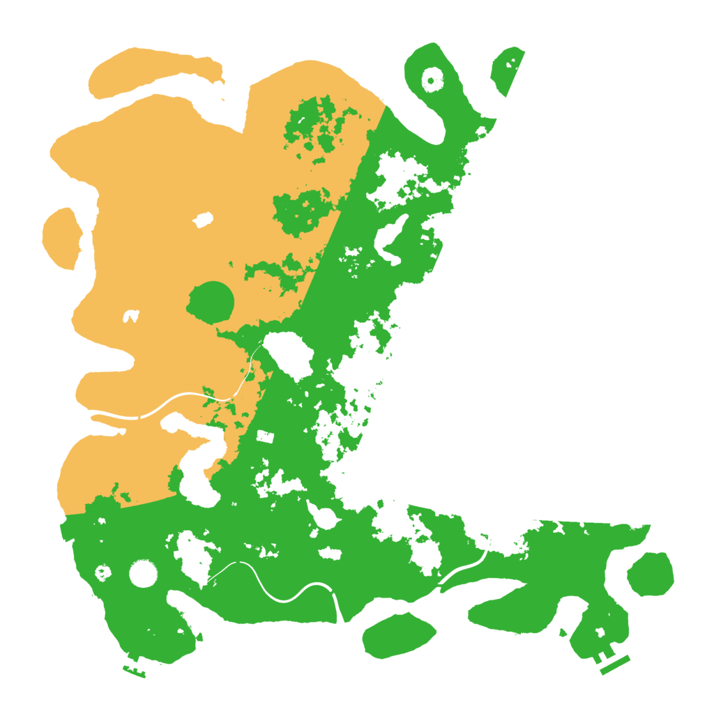 Biome Rust Map: Procedural Map, Size: 4500, Seed: 744372826