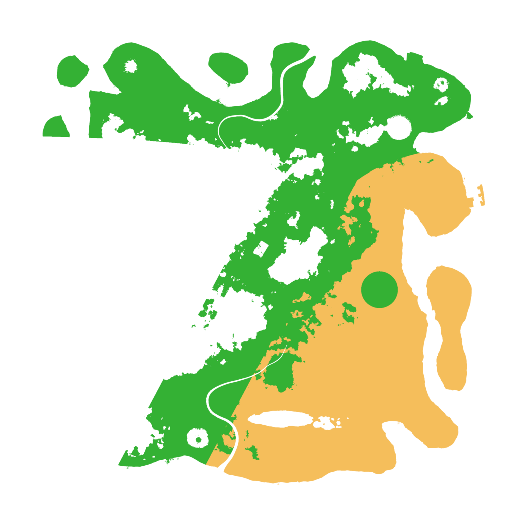 Biome Rust Map: Procedural Map, Size: 3700, Seed: 1356819205