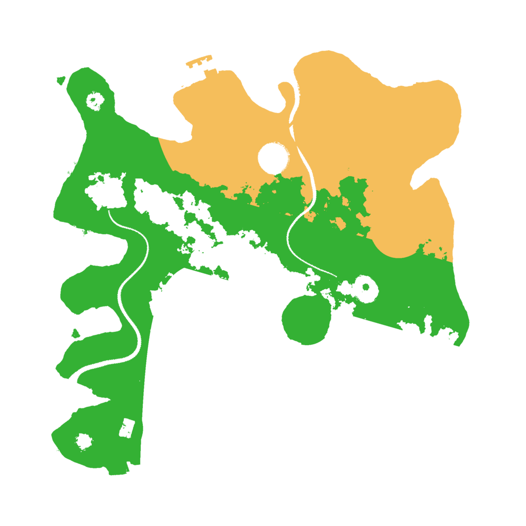 Biome Rust Map: Procedural Map, Size: 3000, Seed: 1457530275