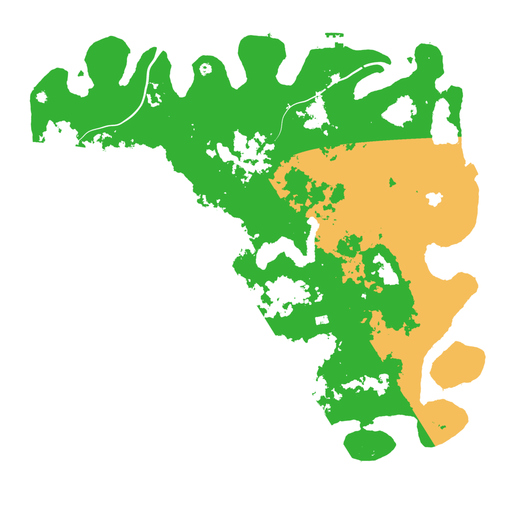 Biome Rust Map: Procedural Map, Size: 4250, Seed: 322911026