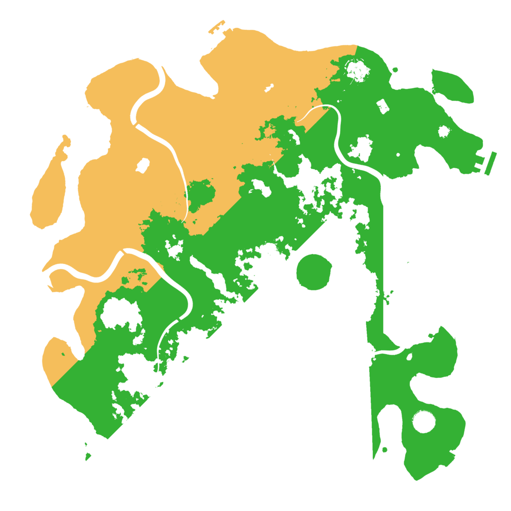 Biome Rust Map: Procedural Map, Size: 4000, Seed: 658772150