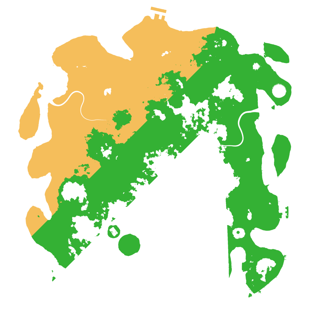 Biome Rust Map: Procedural Map, Size: 4000, Seed: 658772150