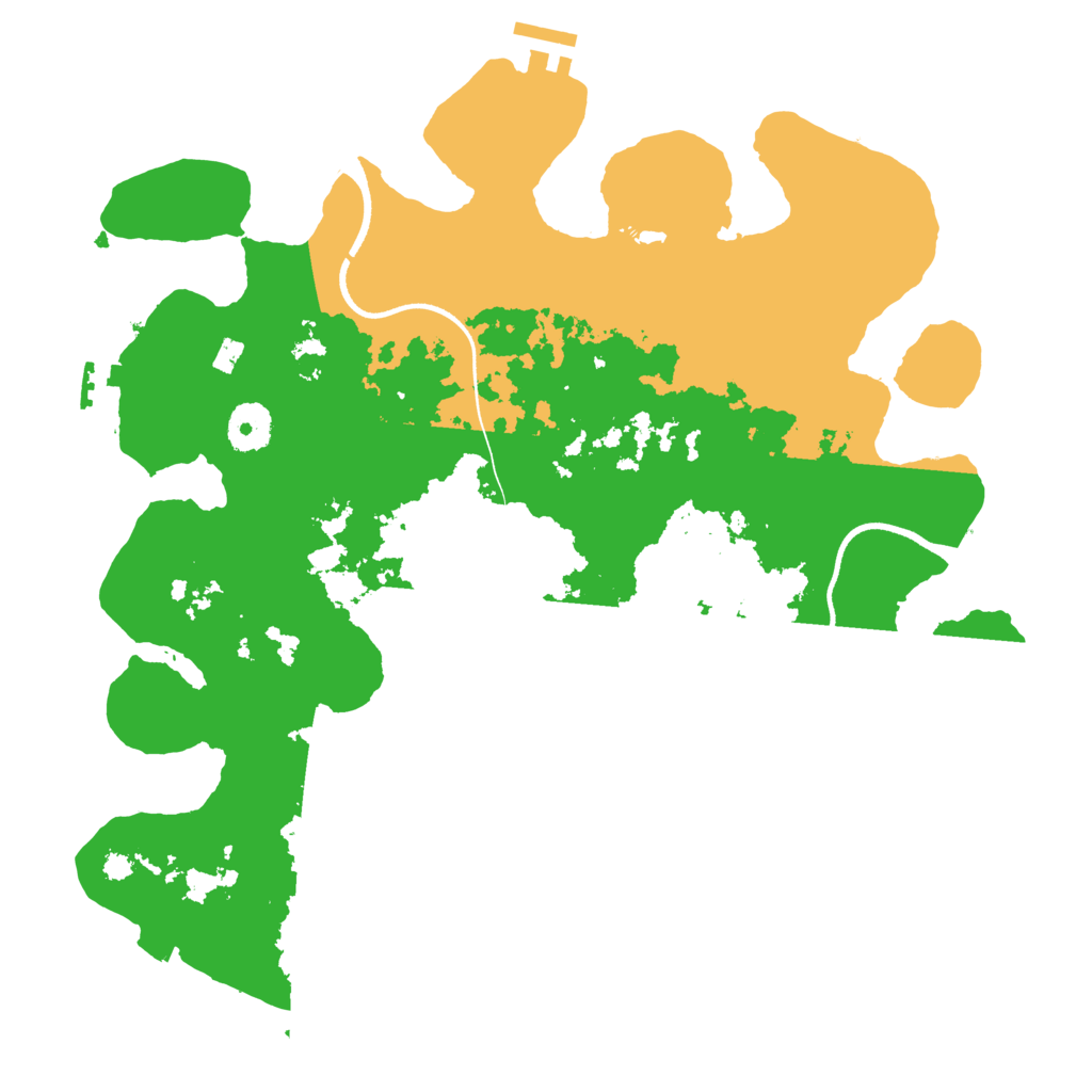 Biome Rust Map: Procedural Map, Size: 3500, Seed: 737539098