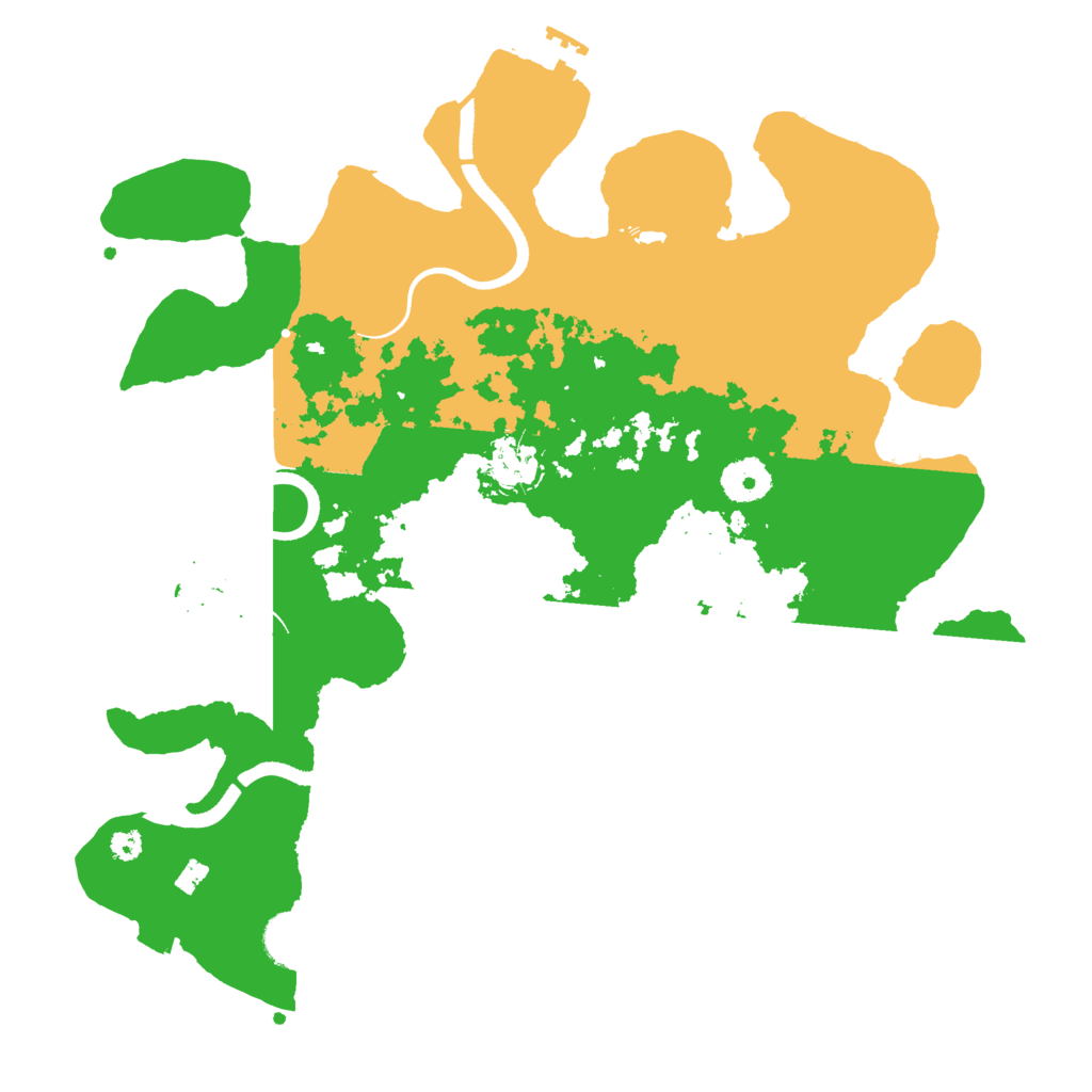 Biome Rust Map: Procedural Map, Size: 3500, Seed: 737539098