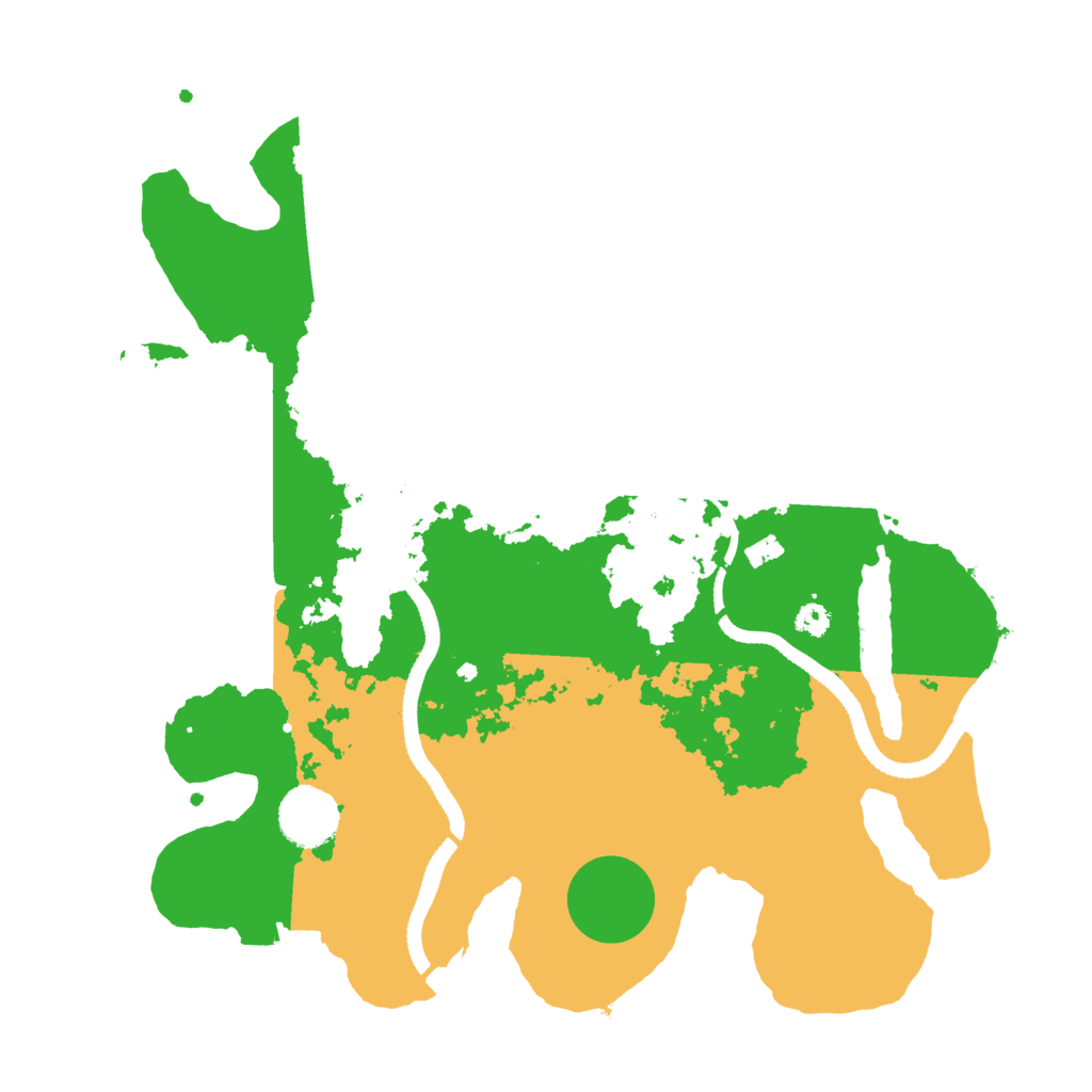 Biome Rust Map: Procedural Map, Size: 3300, Seed: 1183017237