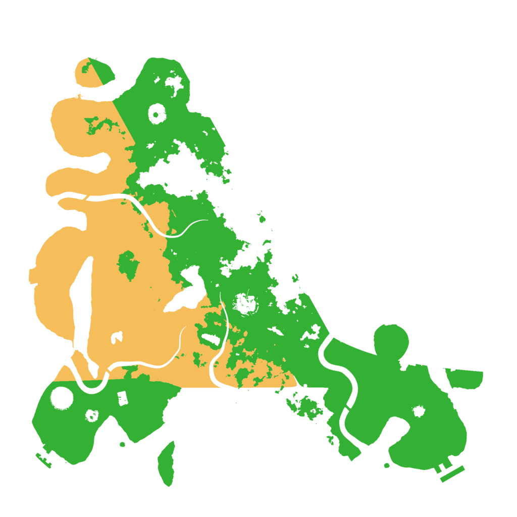 Biome Rust Map: Procedural Map, Size: 4000, Seed: 20241107