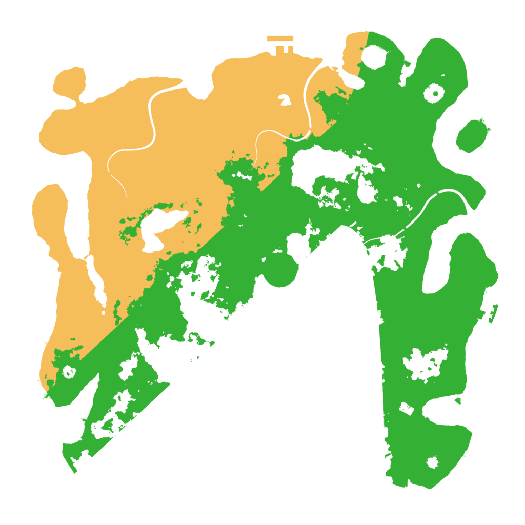 Biome Rust Map: Procedural Map, Size: 4050, Seed: 233858194