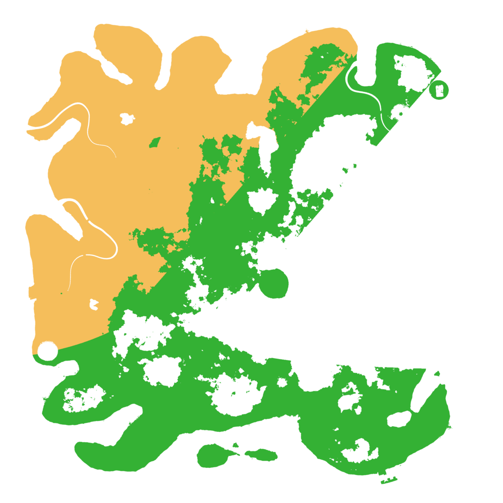 Biome Rust Map: Procedural Map, Size: 4600, Seed: 236646477