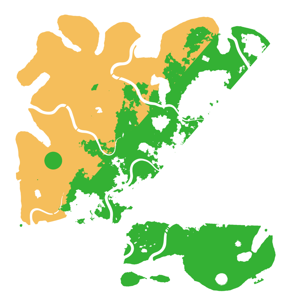 Biome Rust Map: Procedural Map, Size: 4600, Seed: 236646477