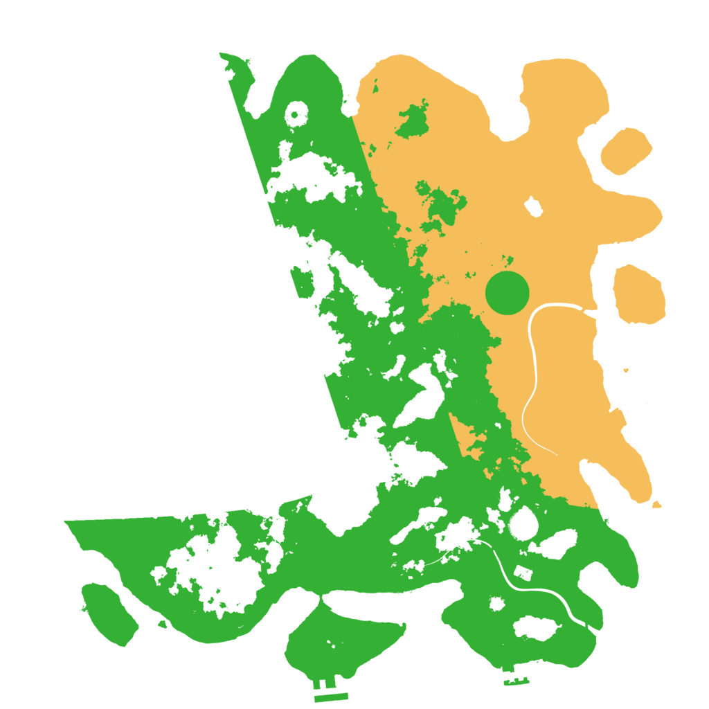 Biome Rust Map: Procedural Map, Size: 4250, Seed: 1554117542