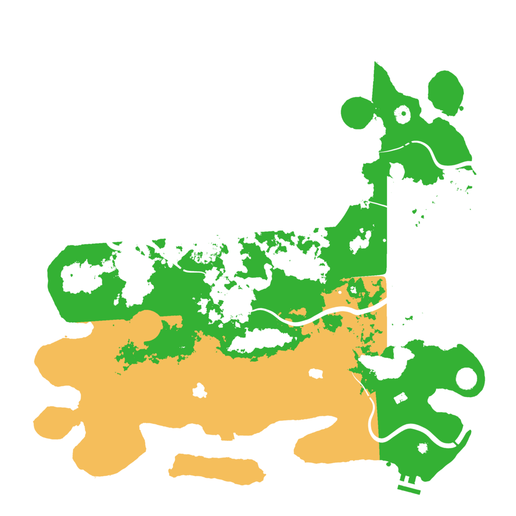 Biome Rust Map: Procedural Map, Size: 4500, Seed: 1380845128