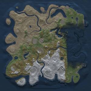 Thumbnail Rust Map: Procedural Map, Size: 4250, Seed: 471466289, 16 Monuments