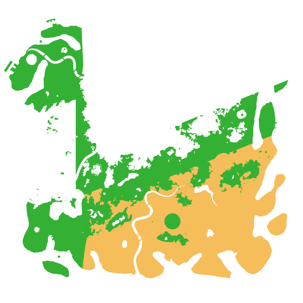 Biome Rust Map: Procedural Map, Size: 5000, Seed: 69671