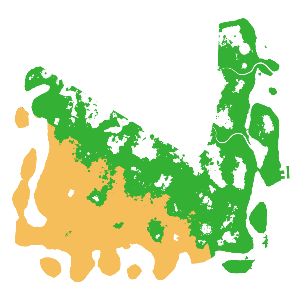 Biome Rust Map: Procedural Map, Size: 4800, Seed: 2122984966