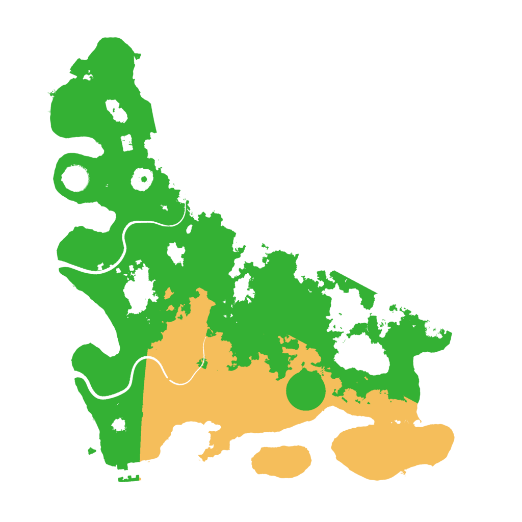 Biome Rust Map: Procedural Map, Size: 3500, Seed: 1960060028