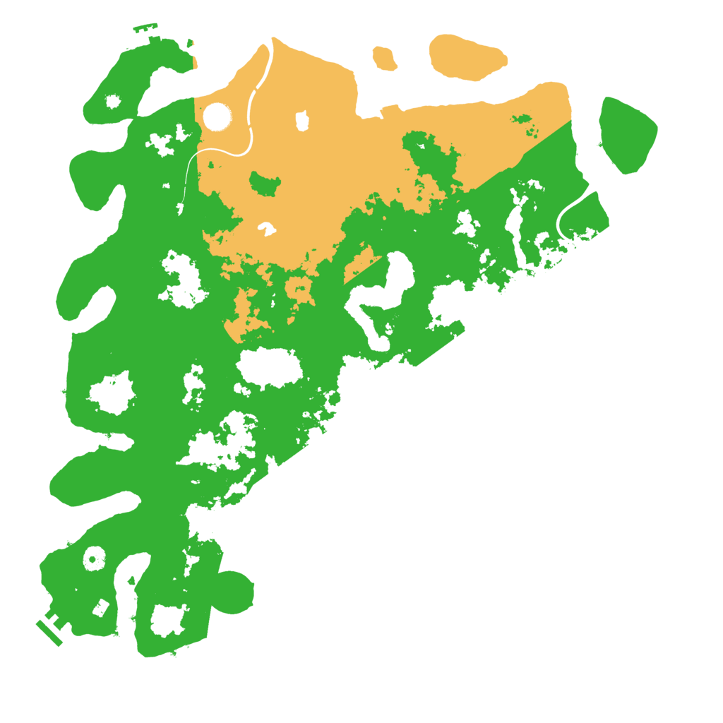 Biome Rust Map: Procedural Map, Size: 4500, Seed: 1971472866