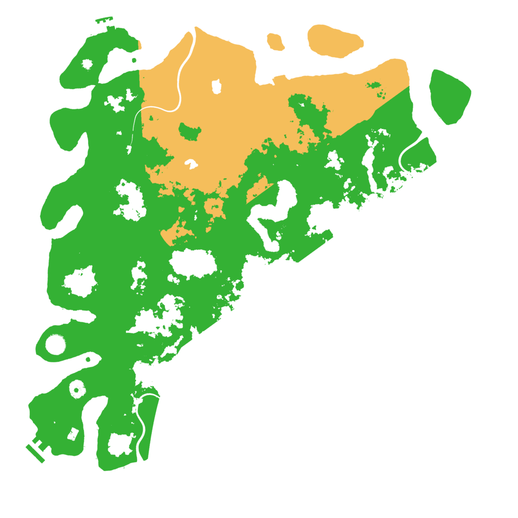 Biome Rust Map: Procedural Map, Size: 4500, Seed: 1971472866