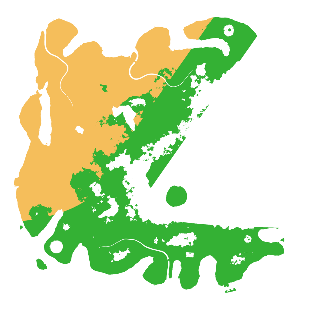 Biome Rust Map: Procedural Map, Size: 4250, Seed: 714076585