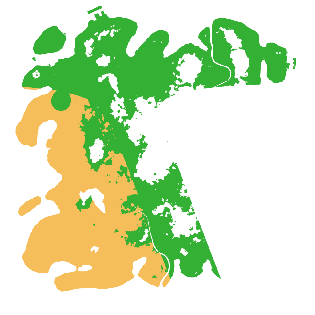 Biome Rust Map: Procedural Map, Size: 4250, Seed: 24198807