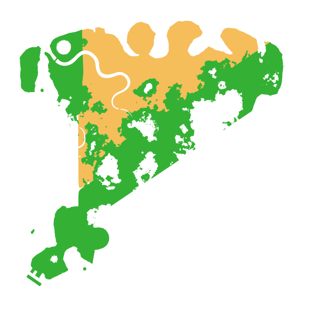 Biome Rust Map: Procedural Map, Size: 3850, Seed: 16