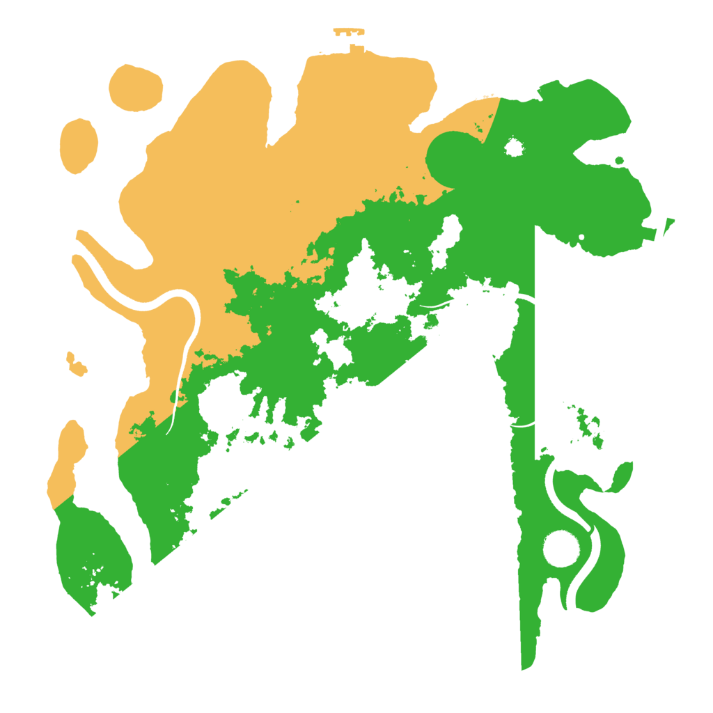 Biome Rust Map: Procedural Map, Size: 3500, Seed: 944984224
