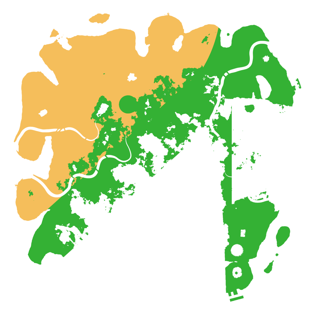Biome Rust Map: Procedural Map, Size: 4500, Seed: 1409140259