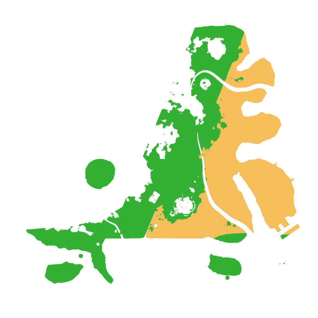 Biome Rust Map: Procedural Map, Size: 3000, Seed: 4420