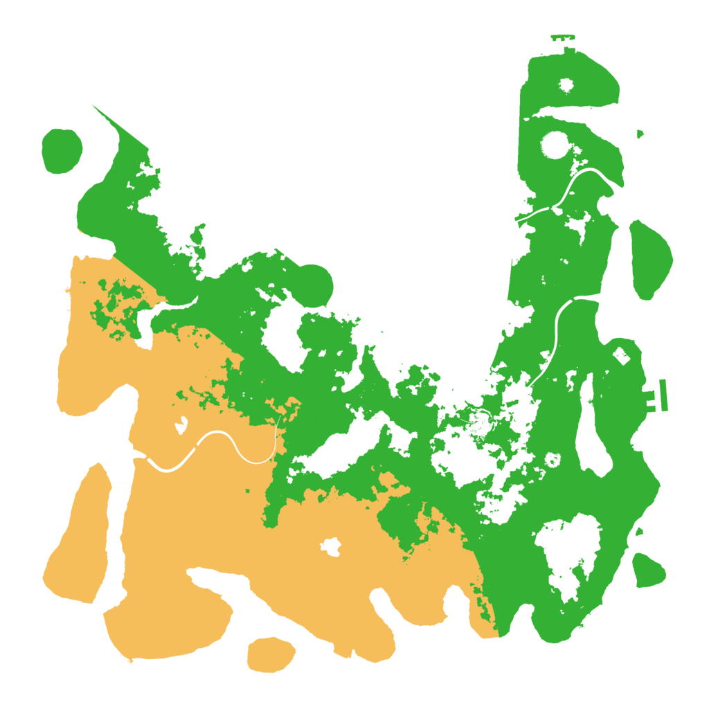 Biome Rust Map: Procedural Map, Size: 4500, Seed: 1660504425