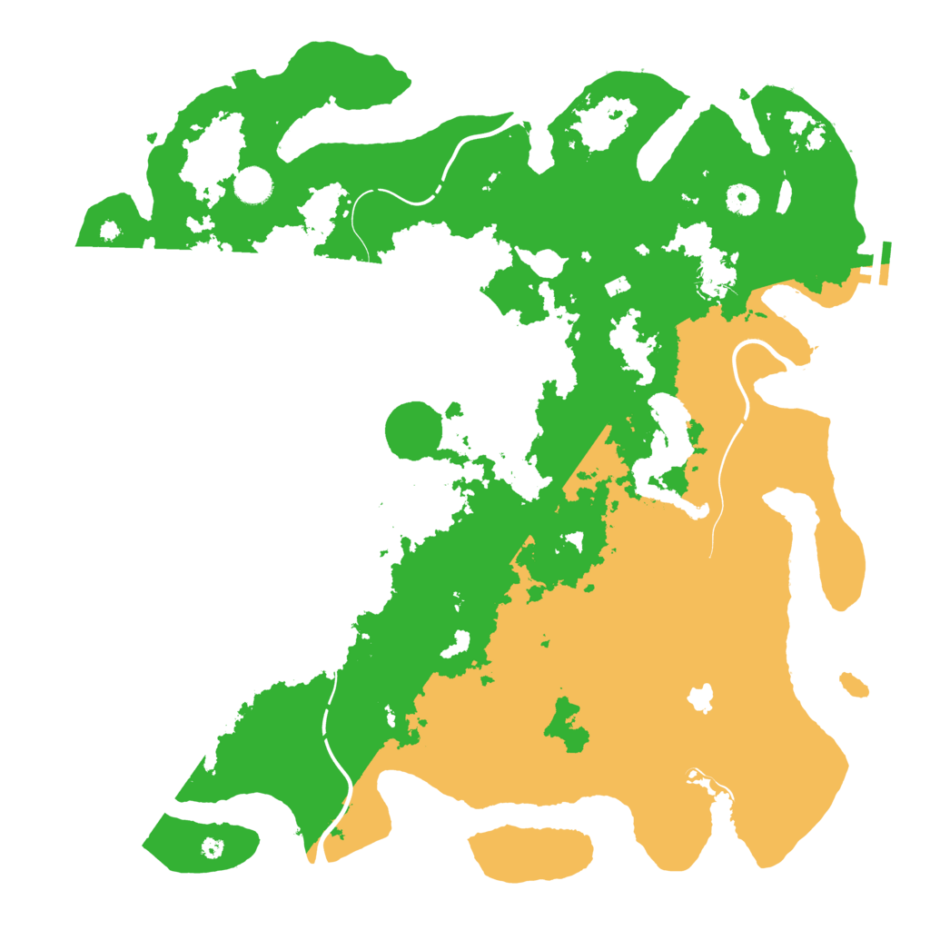 Biome Rust Map: Procedural Map, Size: 4300, Seed: 794910675