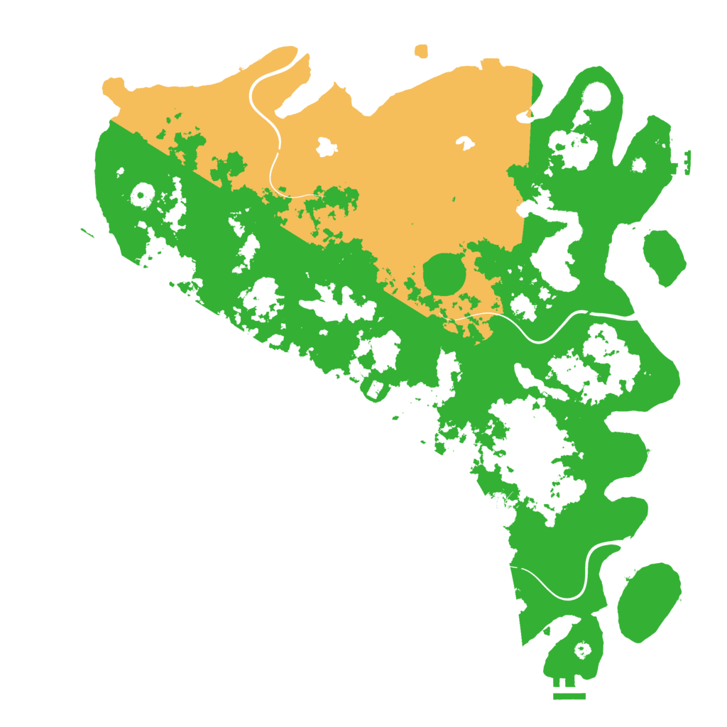 Biome Rust Map: Procedural Map, Size: 4500, Seed: 17688389