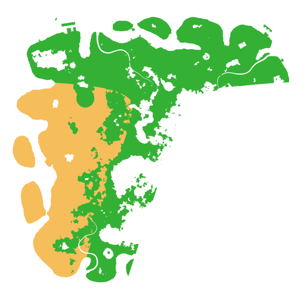 Biome Rust Map: Procedural Map, Size: 4500, Seed: 153298