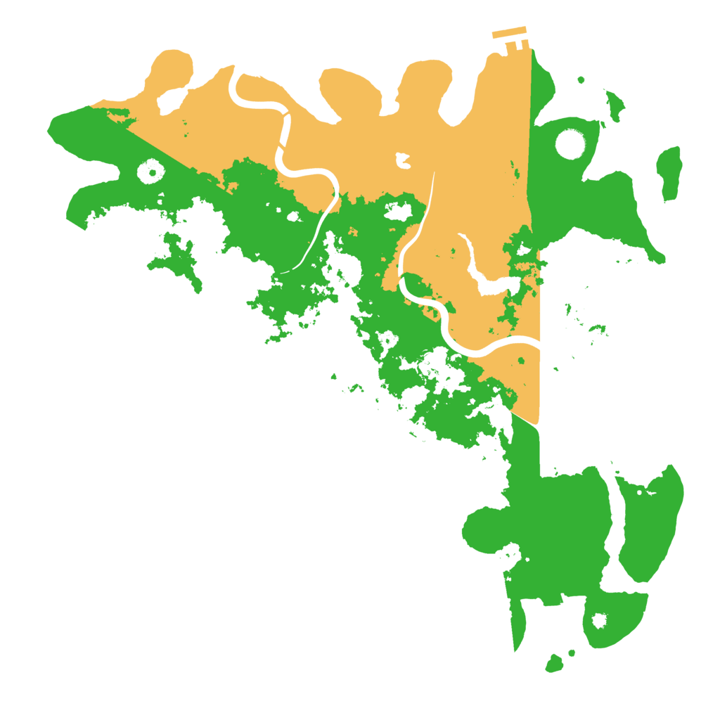 Biome Rust Map: Procedural Map, Size: 4250, Seed: 676727061