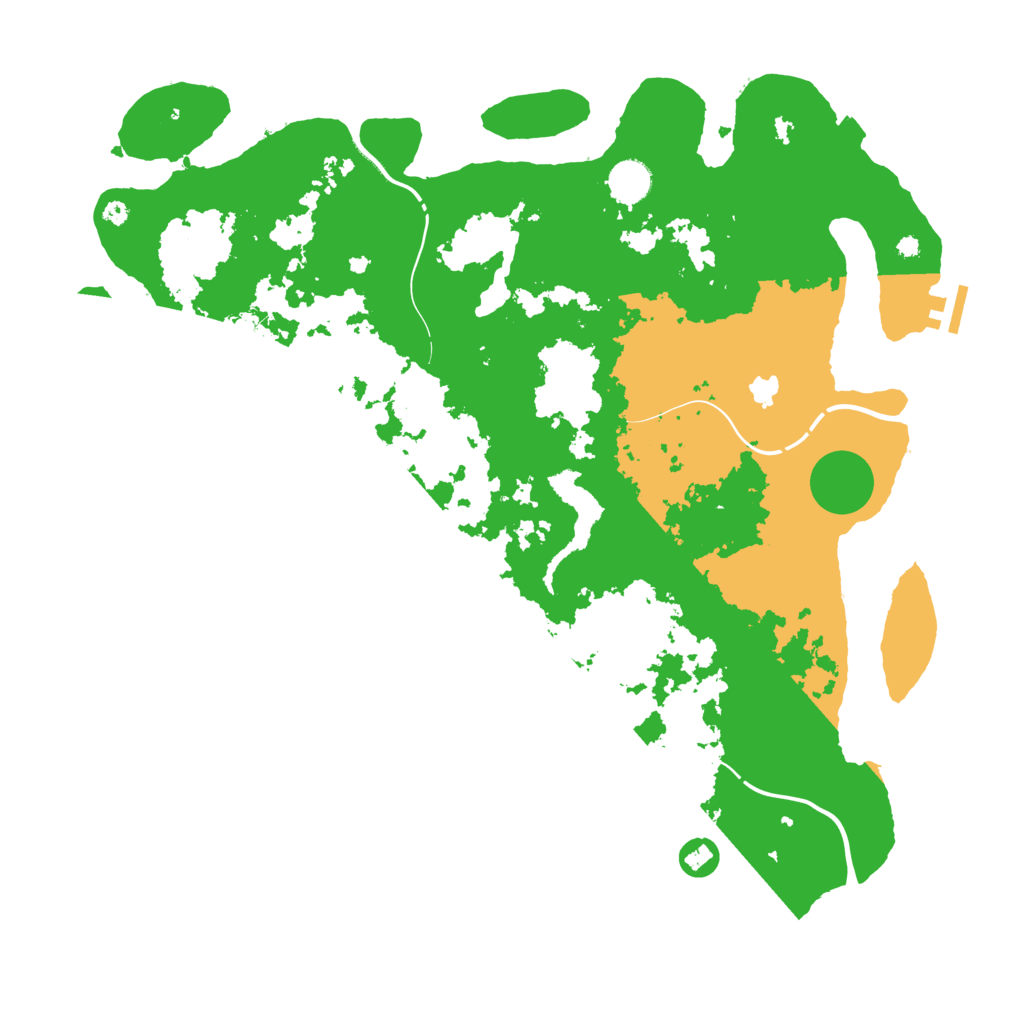 Biome Rust Map: Procedural Map, Size: 4250, Seed: 1143568535