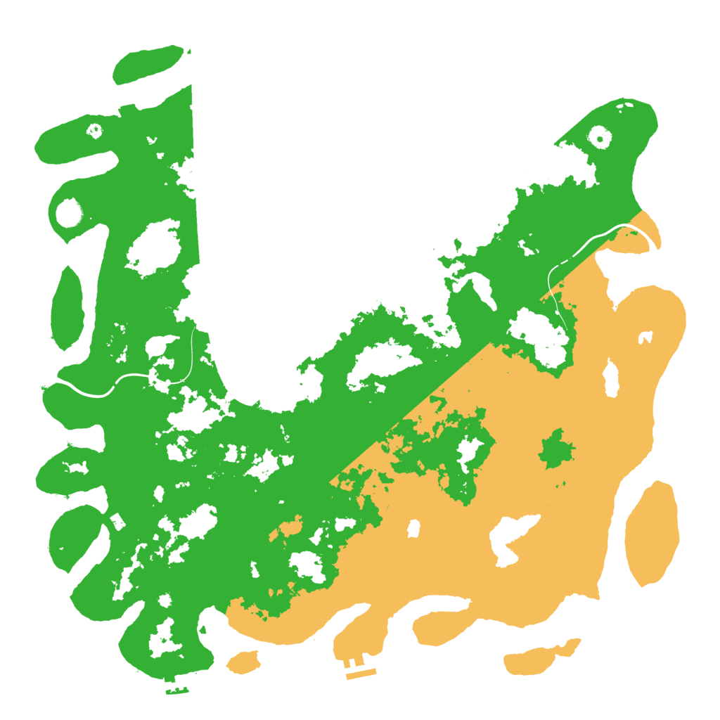 Biome Rust Map: Procedural Map, Size: 4800, Seed: 649099785