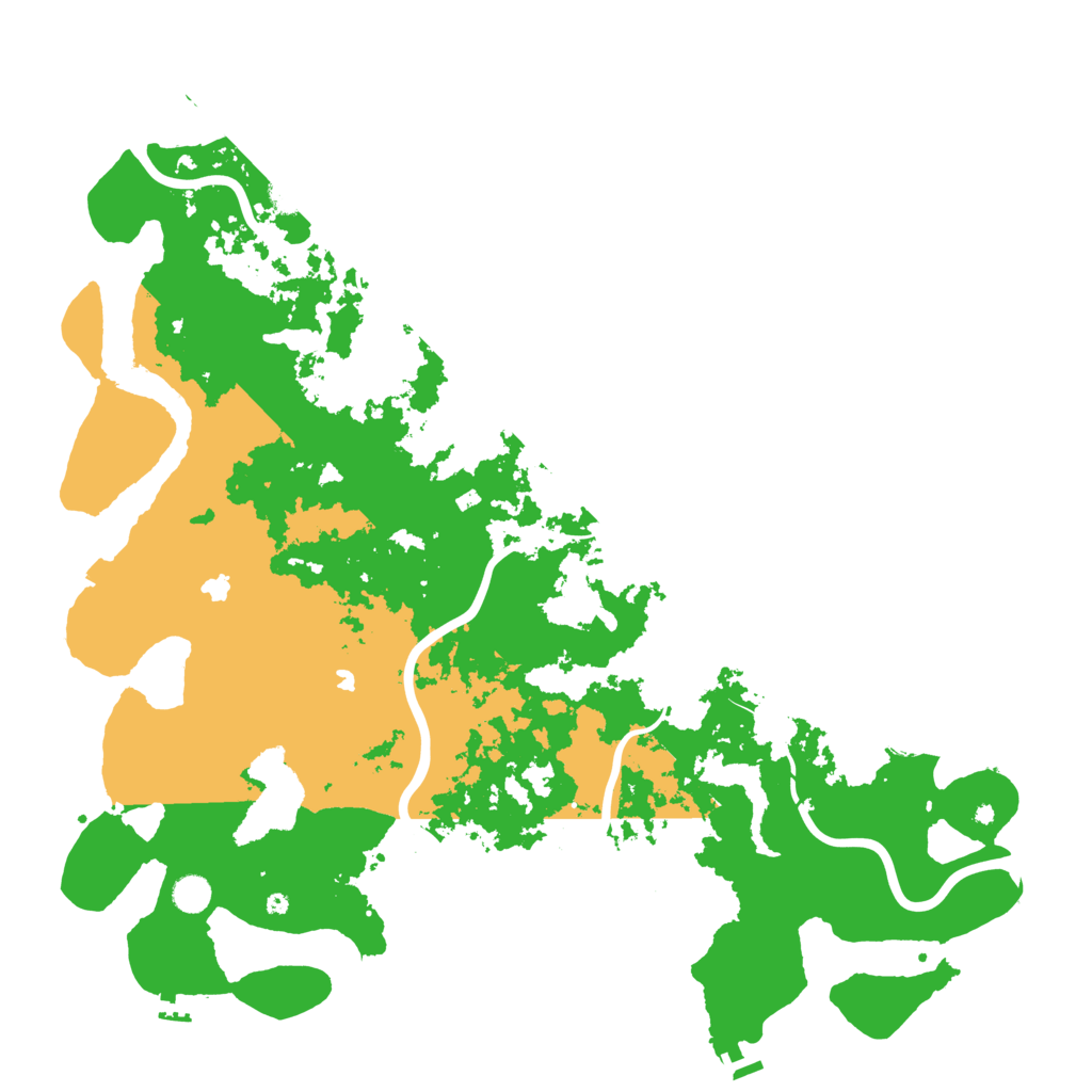 Biome Rust Map: Procedural Map, Size: 5000, Seed: 15616